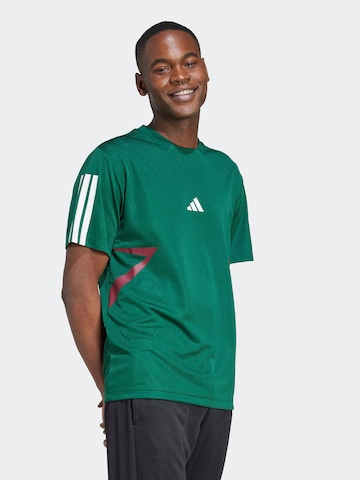 ADIDAS SPORTSWEAR Функционална тениска 'TIRO' в зелено: отпред