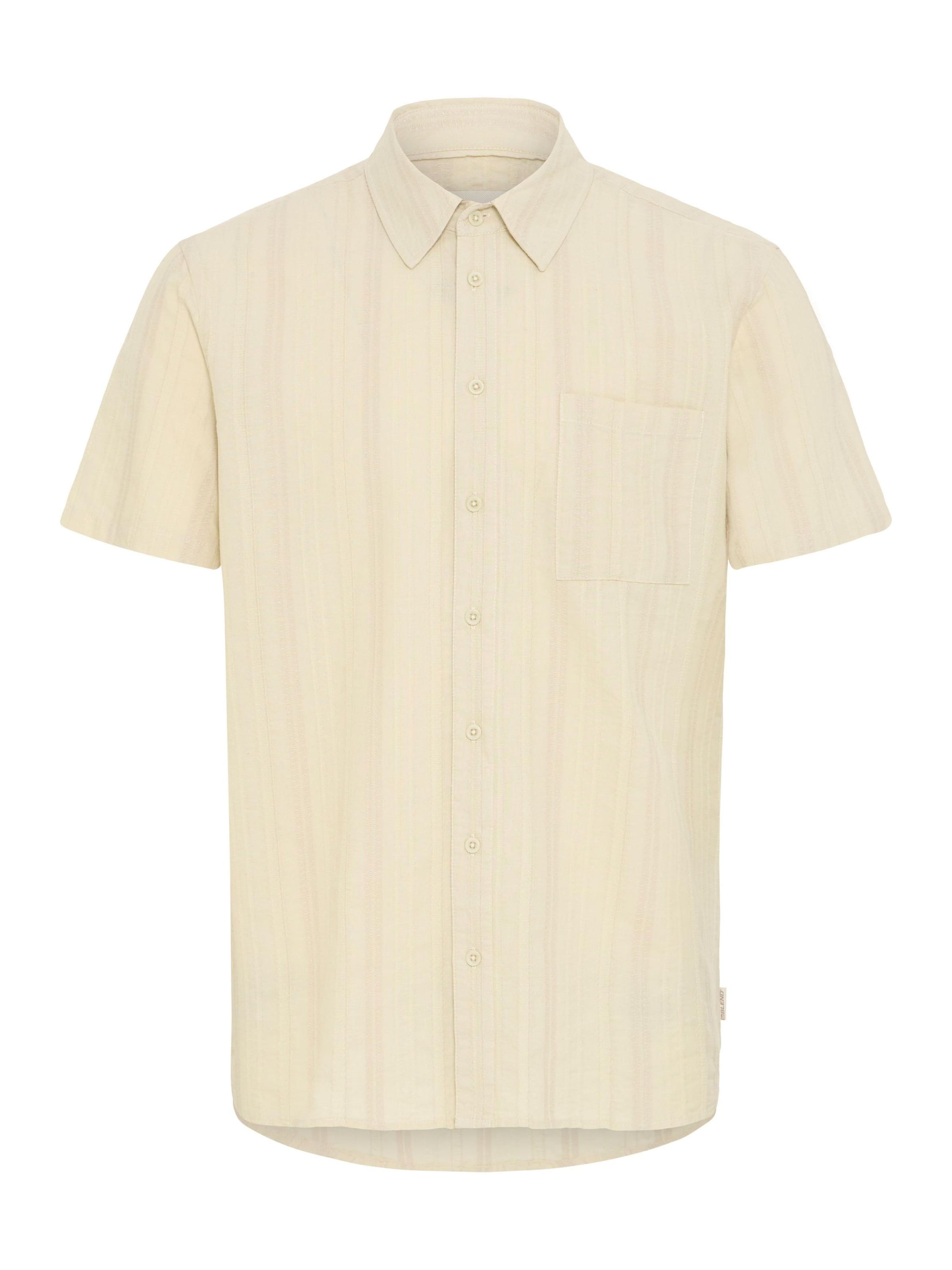 BLEND - Regular Fit Camisa ' BHDarius ' em bege: frente