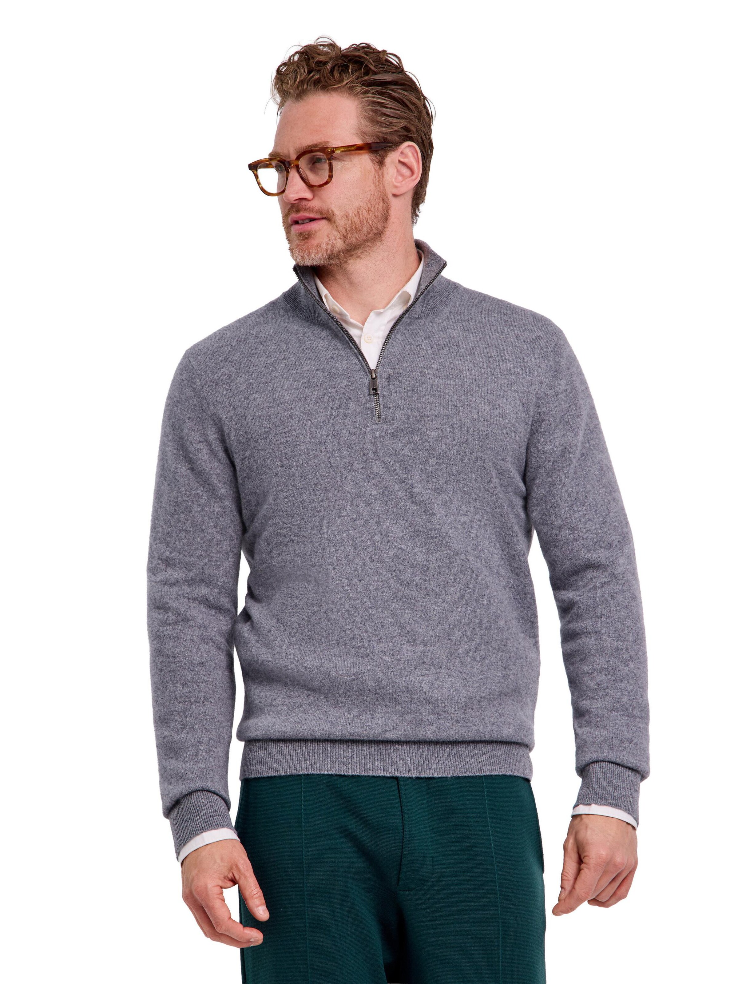 FALKE Pullover 'Pure Cashmere'‌‌‌‌‌‌‌‌ in graumeliert, Produktansicht