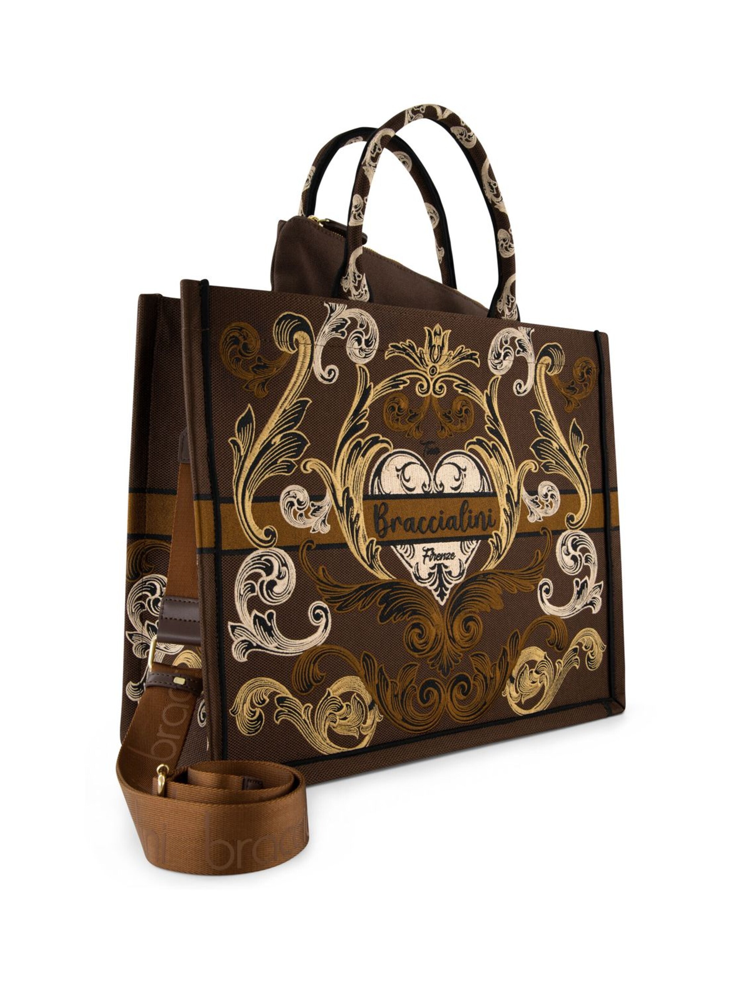 Braccialini - Shopper 'Queen' en marrón