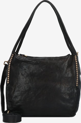 Borsa a spalla di Campomaggi in nero: frontale