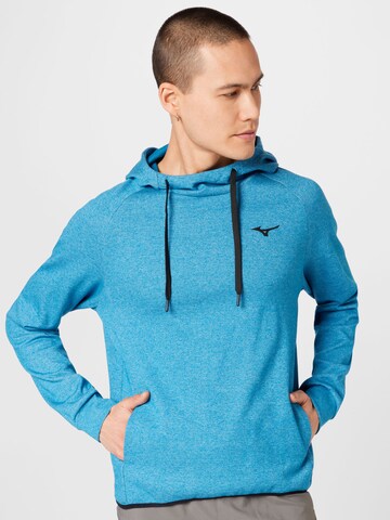 MIZUNO Athletic Sweatshirt in Blue: front