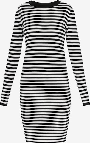 usha BLUE LABEL - Vestido de punto en negro: frente