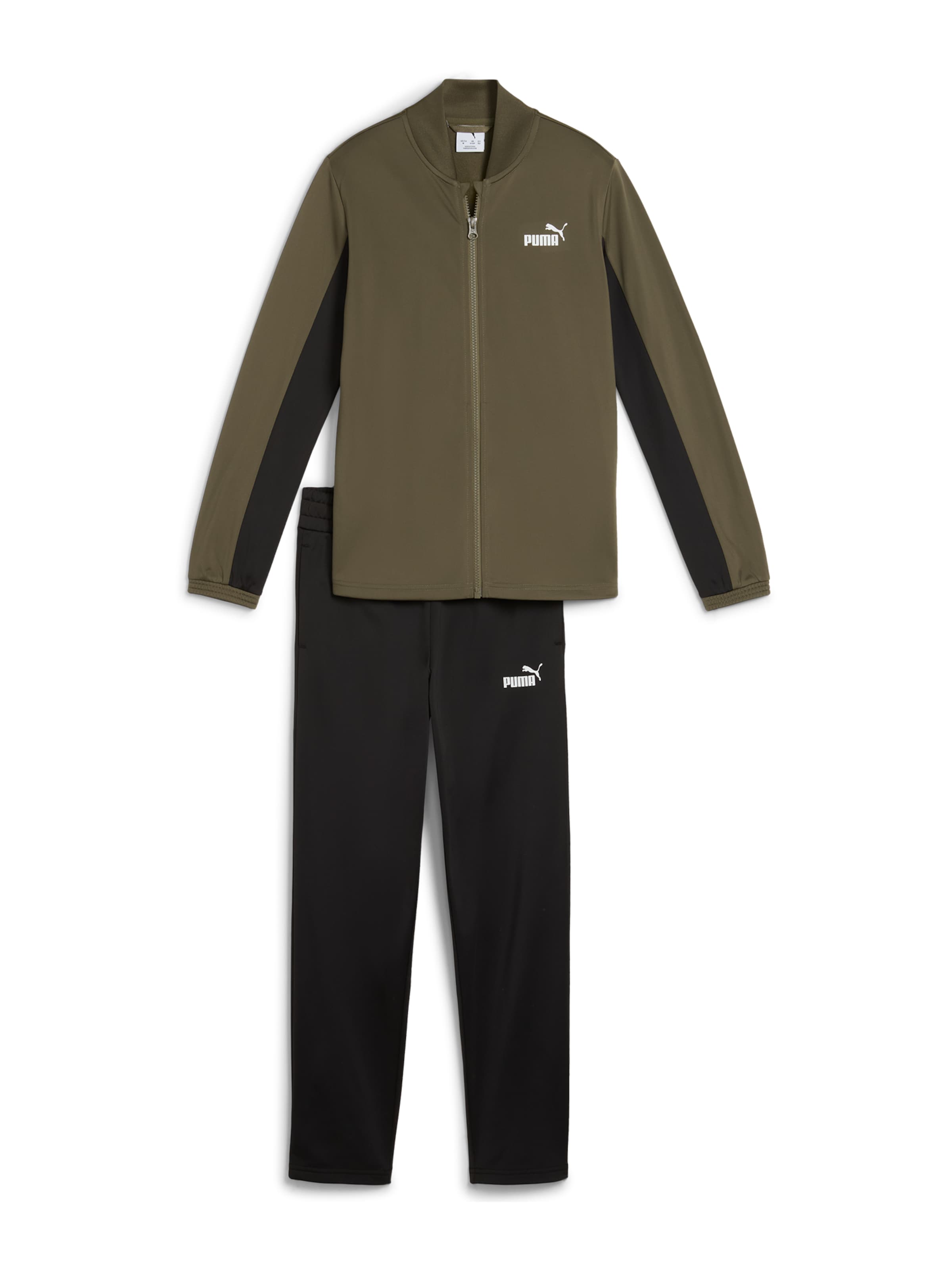 PUMA Joggingová souprava – zelená: přední strana