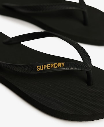 Tongs 'Essential' Superdry en noir