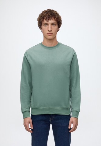 KnowledgeCotton Apparel Sweatshirt in Groen: voorkant