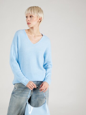 VERO MODA Sweater 'CREWLEFILE' in Blue: front