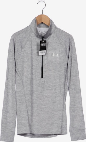 UNDER ARMOUR Langarmshirt XS in Grau: predná strana