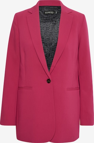 SOAKED IN LUXURY Blazer 'Corinne' in Pink: front