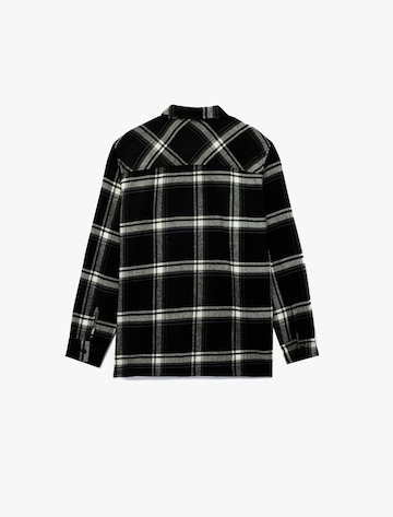 Koton Regular fit Button Up Shirt in Black