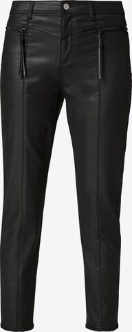 comma casual identity Slim fit Jeans in Black: front