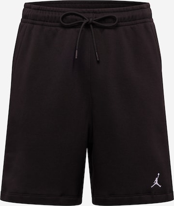 Regular Pantalon Jordan en noir : devant