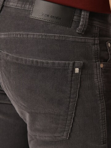 PIERRE CARDIN Tapered Broek 'Lyon' in Grijs