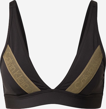 Calvin Klein Swimwear Bikini top 'Apex' in Black: front