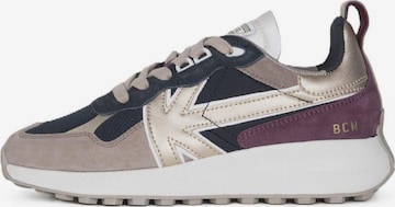 Baskets basses 'Detroit Glam' Kaotiko en violet : devant
