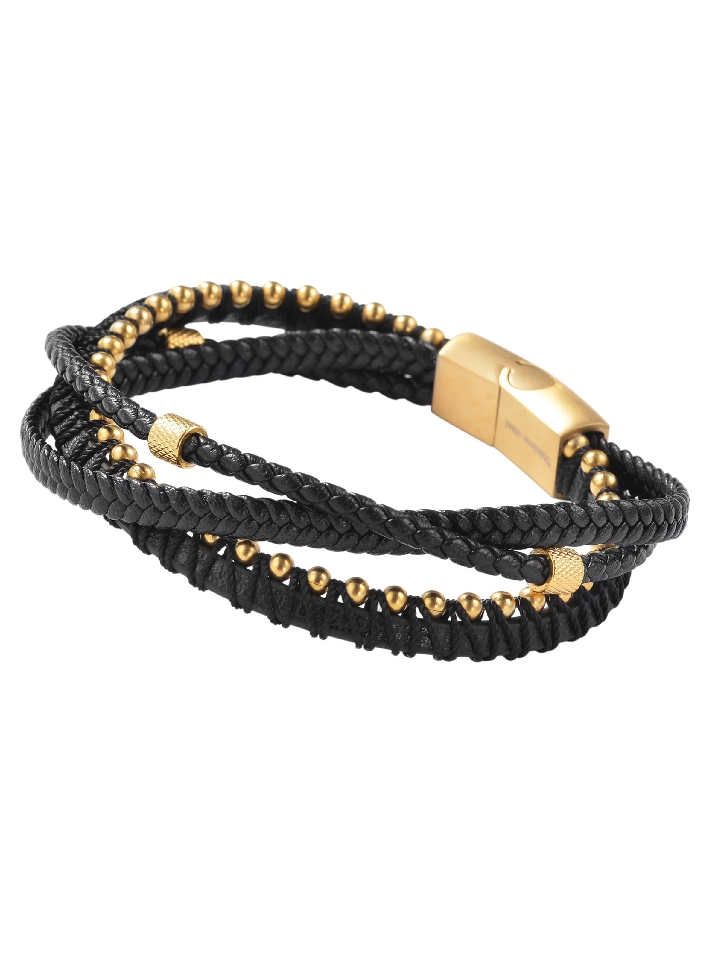Akzent Bracelet 'Domek, Ionenplattierung' in Black: front