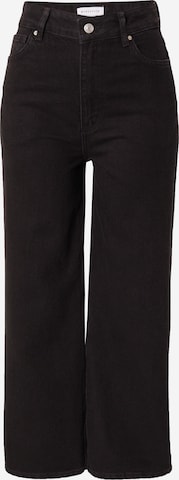 Warehouse Wide leg Jeans in Black: front
