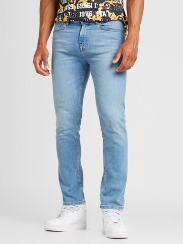 Regular Jeans 'DELAWARE' de la BOSS pe albastru: față