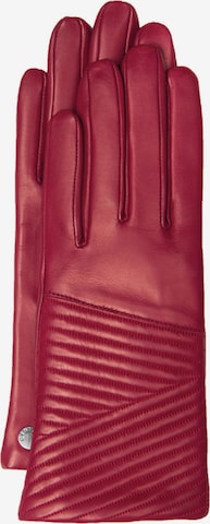 Gretchen Full Finger Gloves in Red: front