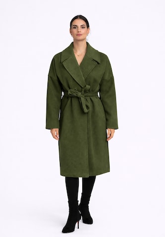 Elara Overgangsfrakke i grøn: forside