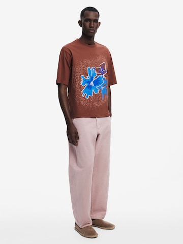 Desigual - Camiseta en marrón