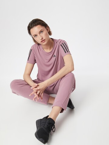 ADIDAS PERFORMANCE Functioneel shirt 'Own The Run' in Lila
