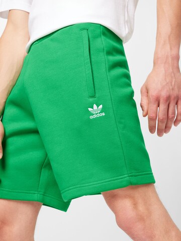 ADIDAS ORIGINALS Regular Pants 'Trefoil Essentials' in Green