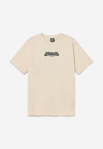 Kaotiko Shirt 'ASAKUSA RAMEN' in Beige: front
