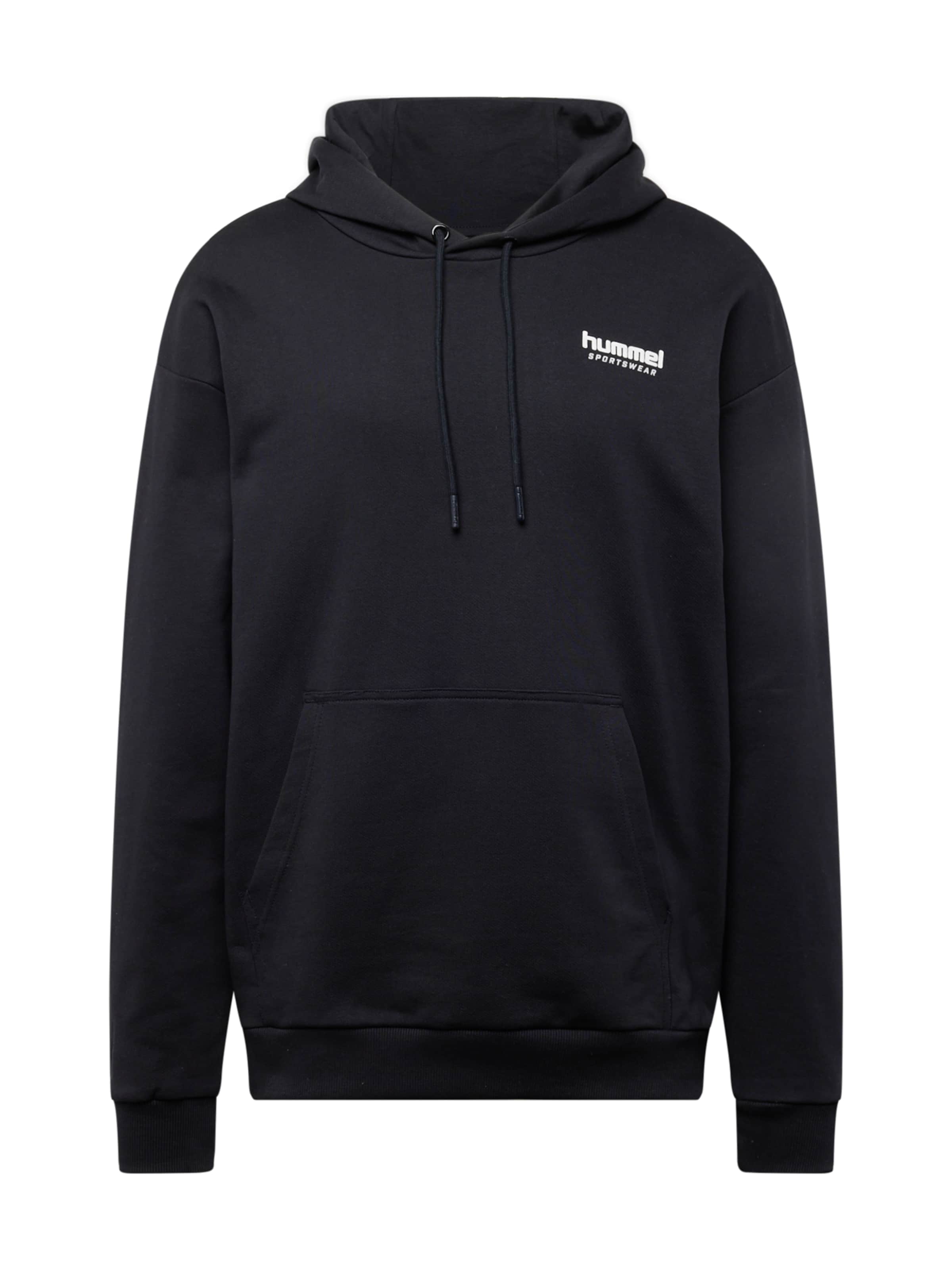 Hummel Sportsweatshirt 'Lgc Nate' in Zwart: voorkant