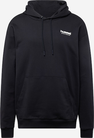 Hummel Athletic Sweatshirt in Black: front