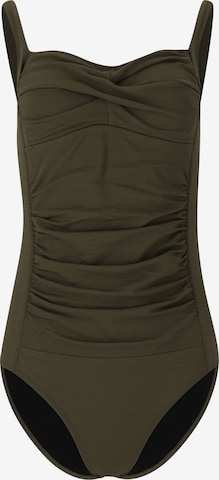 Cruz Bustier Badpak 'Nicola' in Groen: voorkant