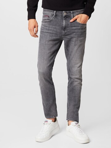 Tommy Jeans - Tapered Calças de ganga 'Jeans 'AUSTIN' em preto: frente