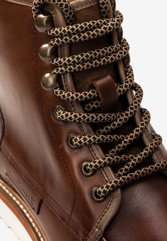 Boots stringati di DreiMaster Klassik in marrone