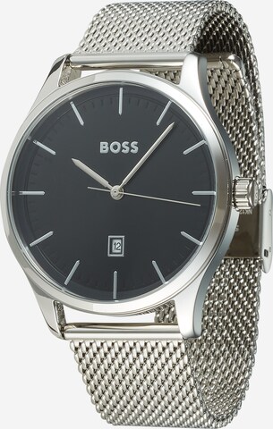 BOSS Analog klocka i silver: framsida