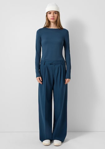 QS - regular Pantalón en azul