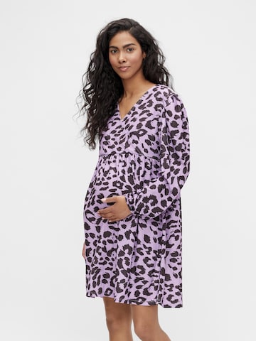 MAMALICIOUS Dress 'Maj Tess' in Purple: front