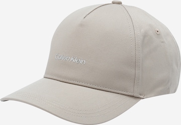 Calvin Klein - Gorra en gris: frente