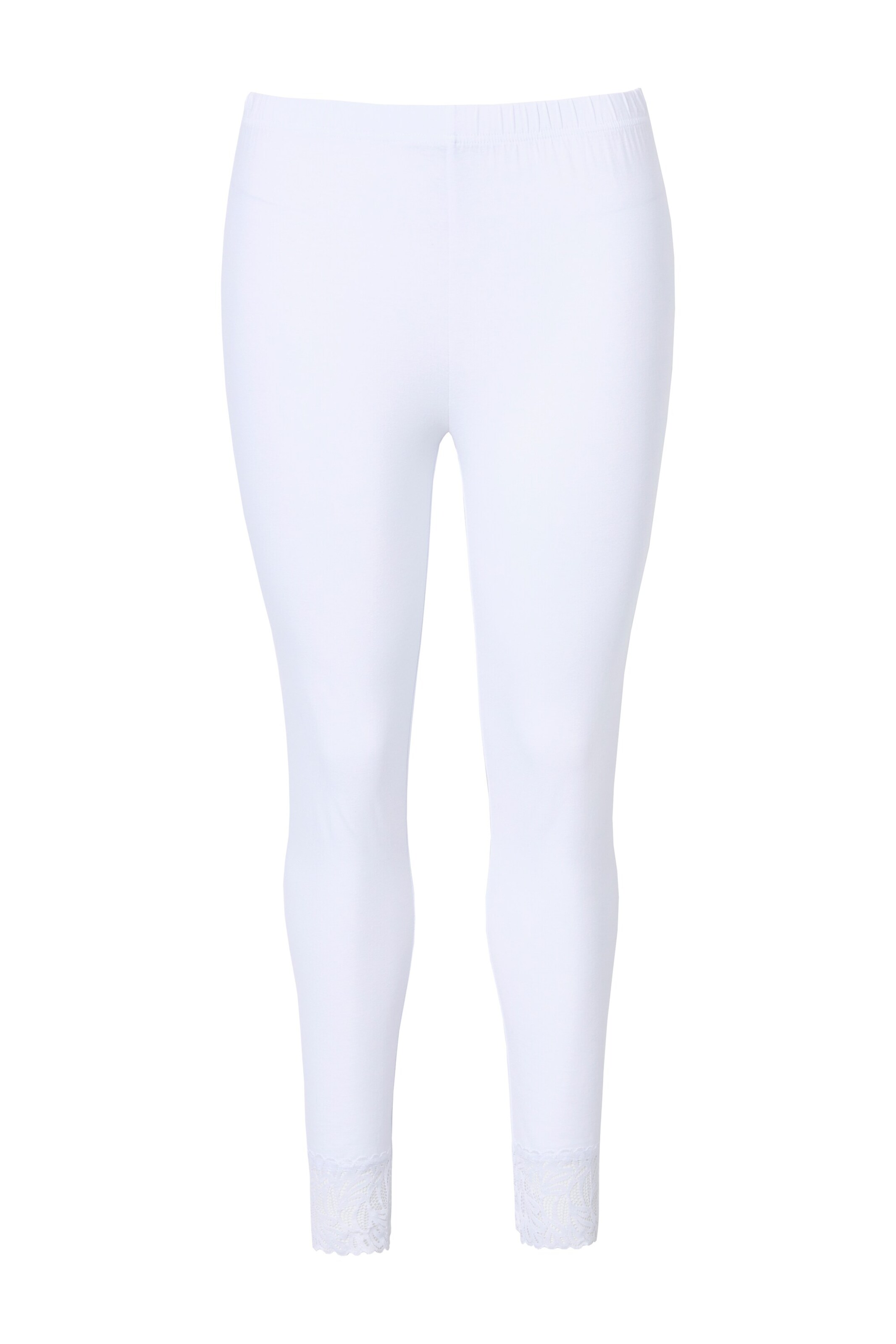 Ulla Popken Pants in White: front