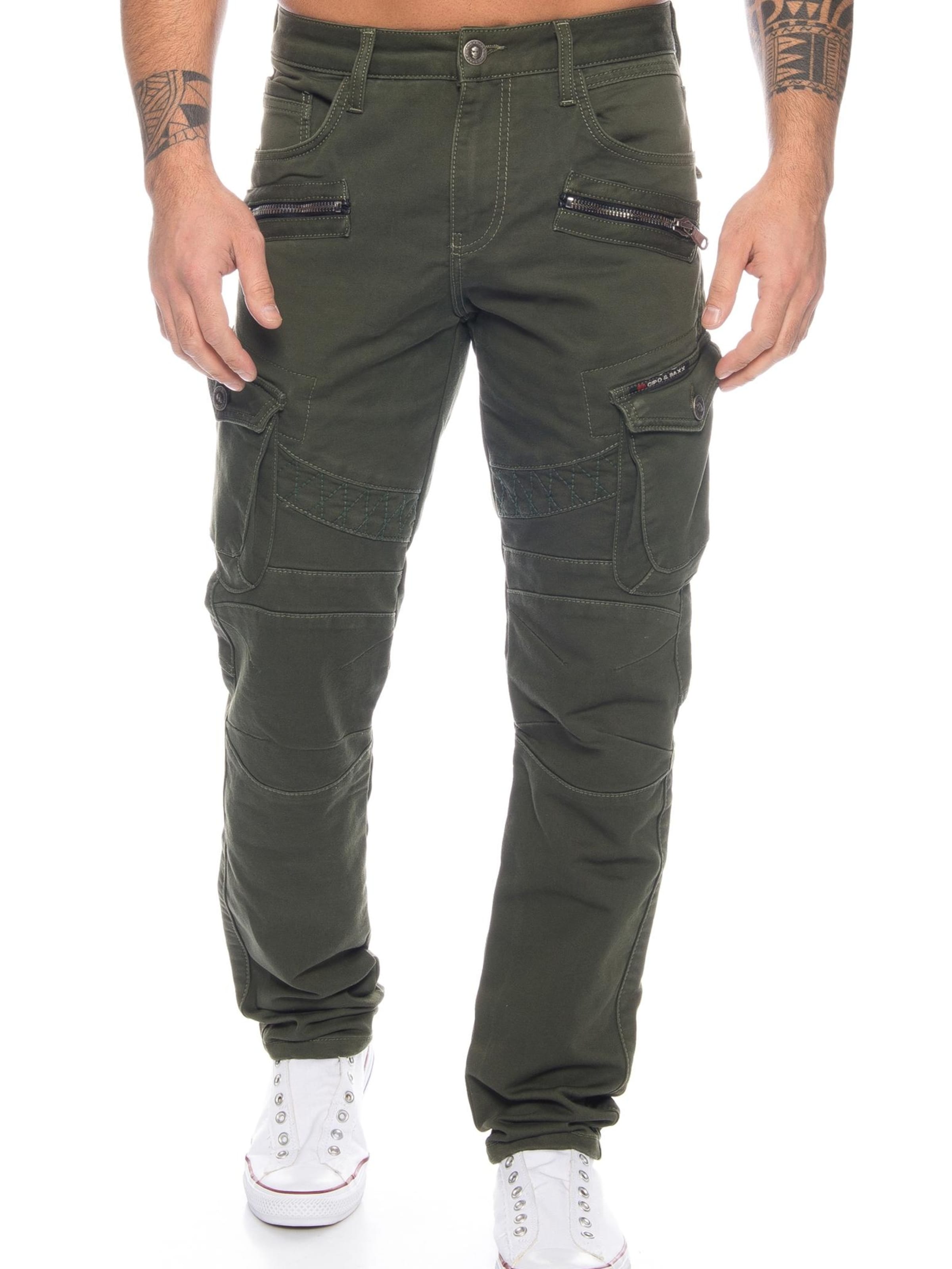 CIPO & BAXX Jeans 'BJ424' in Green: front
