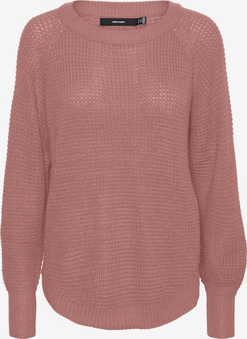 VERO MODA Sweater 'RICIENEW' in Pink: front