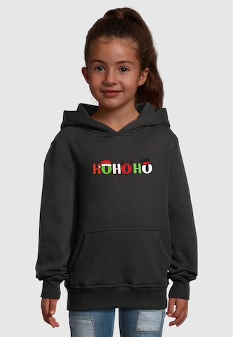 Merchcode Sweatshirt 'Christmas Ho Ho Ho' in Zwart: voorkant