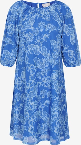 Usha - Vestido en azul: frente