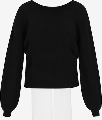 faina Svetr – černá: přední strana