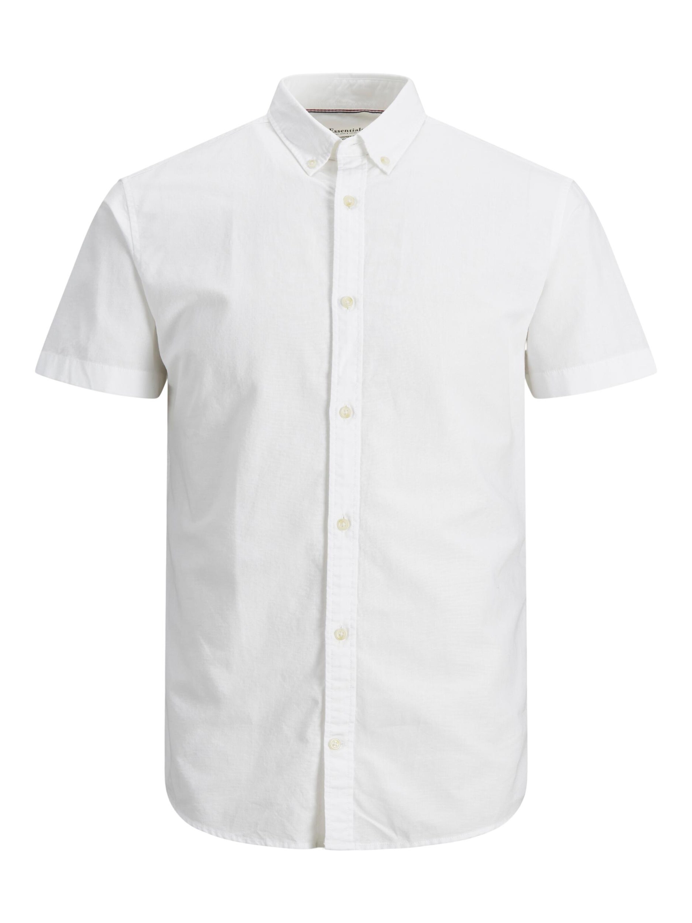 Men Button-up shirts | JACK & JONES Button Up Shirt 'Summer' in White - AS13000