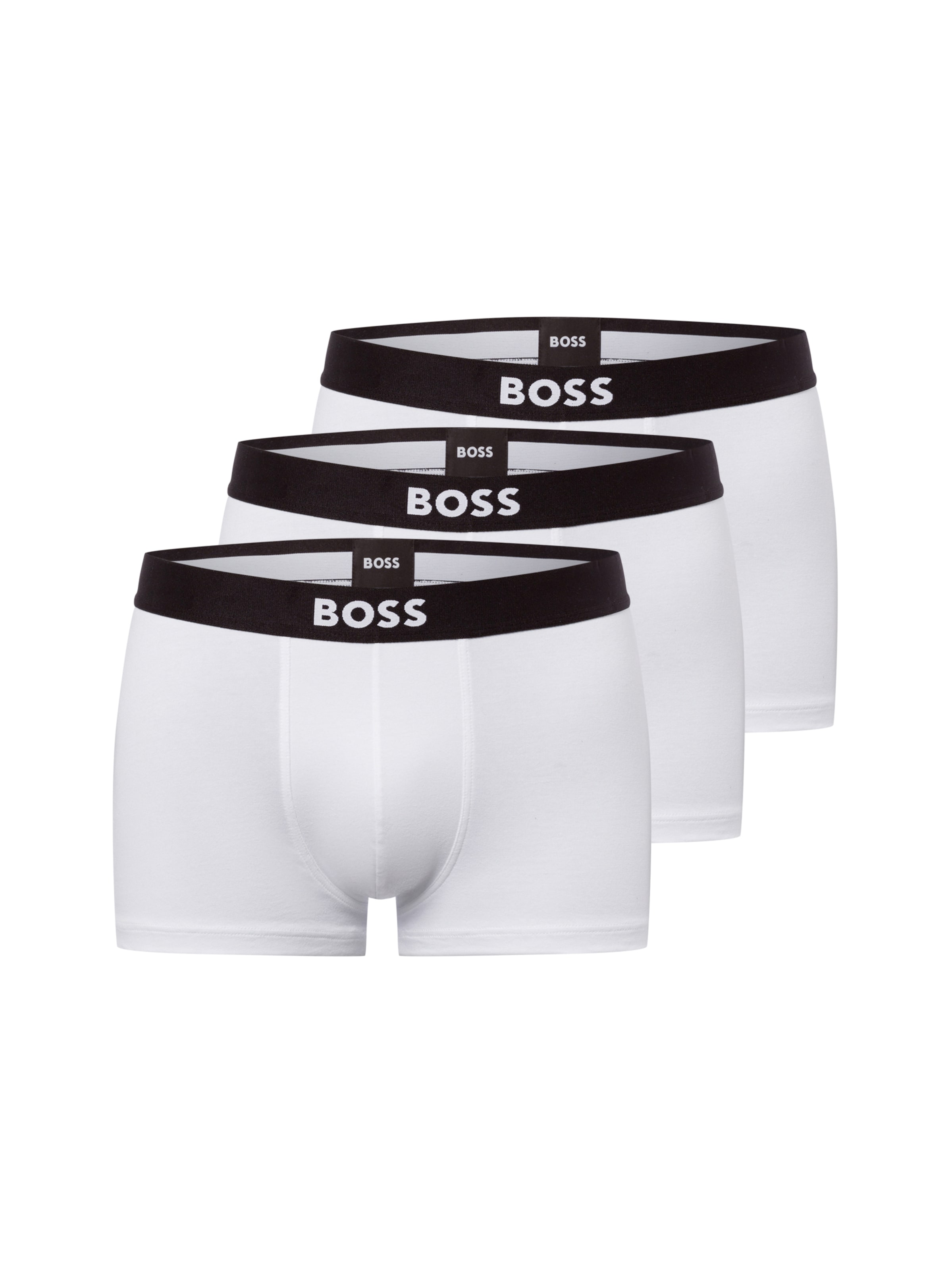 BOSS Boxershorts 'David Beckham' i vit: framsida