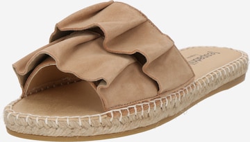 Zoccoletto di espadrij l´originale in beige: frontale