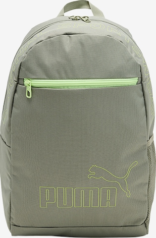 PUMA Backpack 'PHASE II' in Green: front