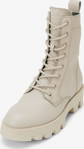 Marc O'Polo Lace-Up Ankle Boots 'Pilar' in Beige