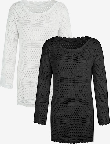 MEETWEE Beach Dress in White: front