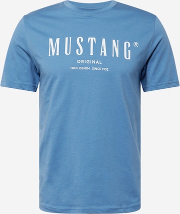 MUSTANG T-Shirt 'Alex' in Blau: predná strana